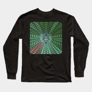 Electroluminated Skull Radiate - Watermelon Long Sleeve T-Shirt